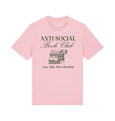 Cotton Pink Printed T-shirt Front