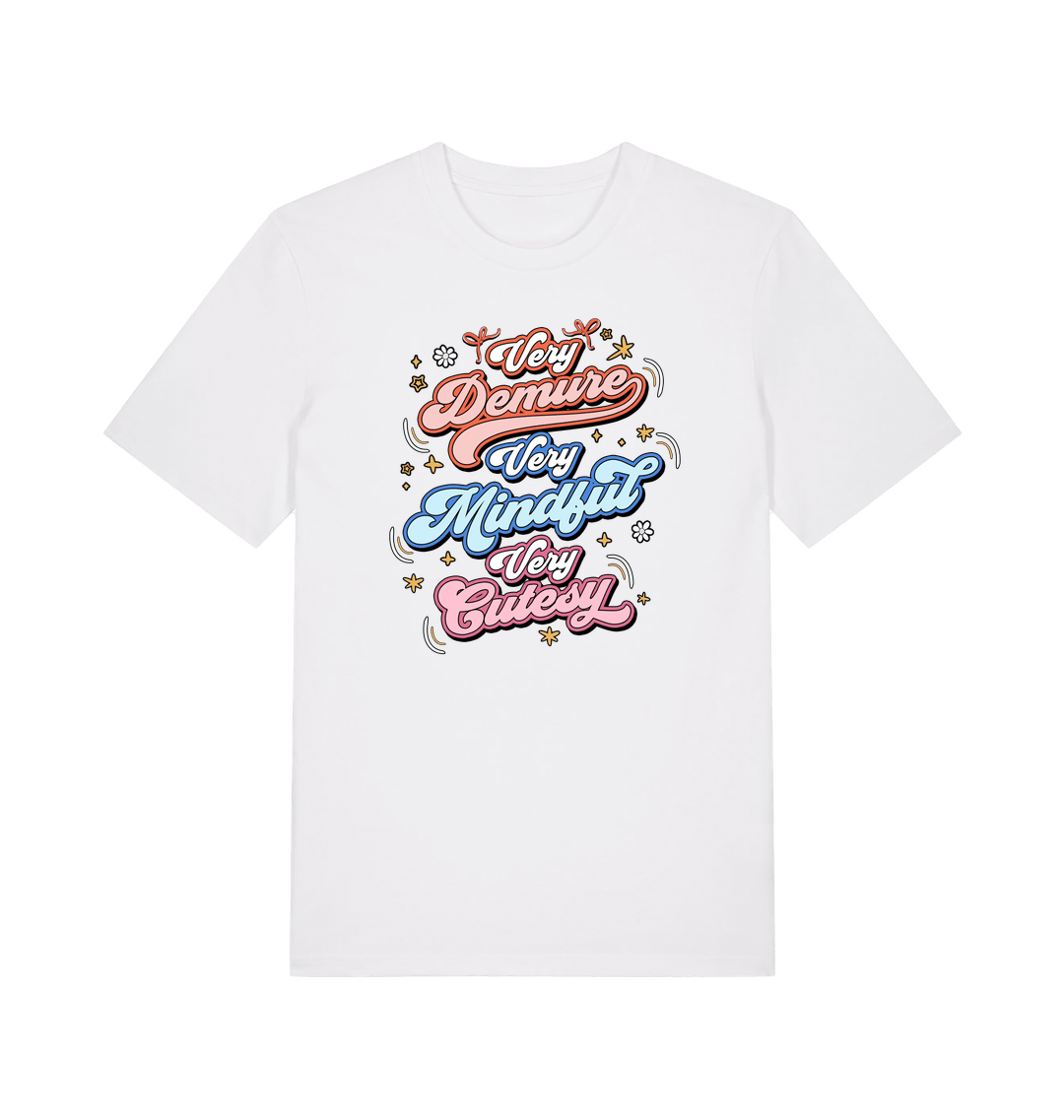 White Printed T-shirt Front