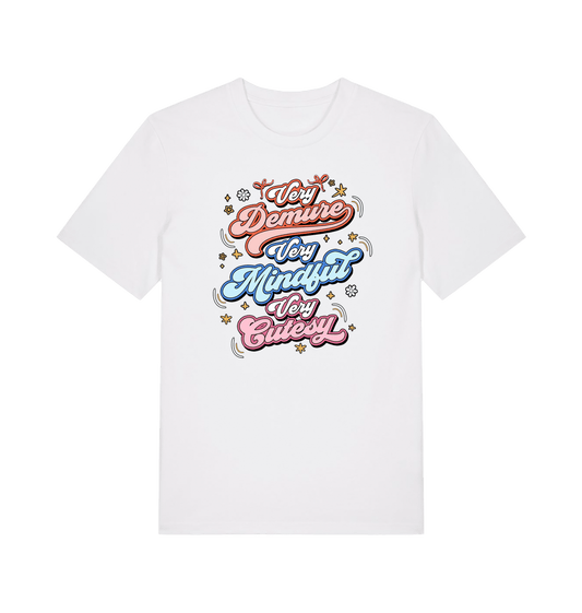 White Printed T-shirt Front