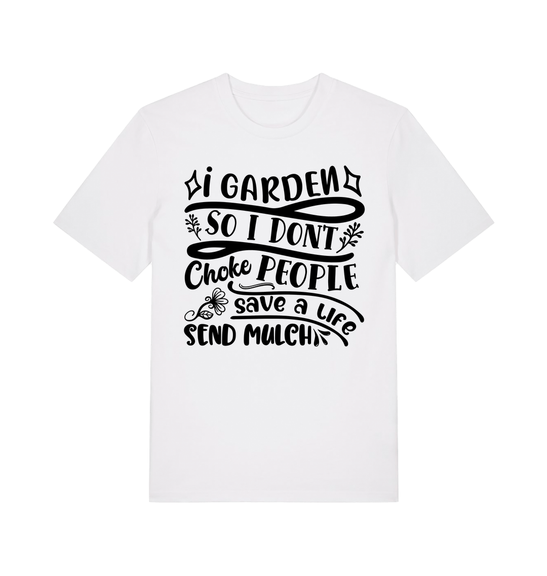 White Printed T-shirt Front