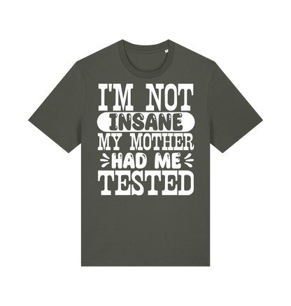 Khaki Printed T-shirt Front