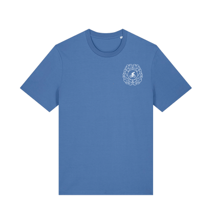 Bright Blue Printed T-shirt Front
