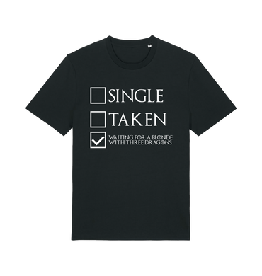 Black Printed T-shirt Front