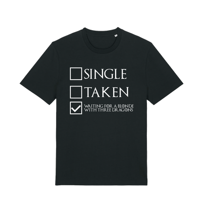 Black Printed T-shirt Front
