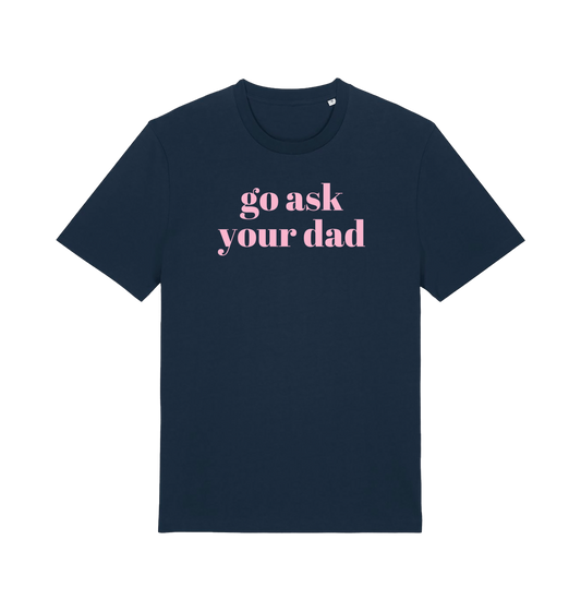 French Navy Printed T-shirt Front