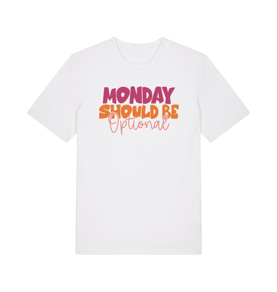 White Printed T-shirt Front