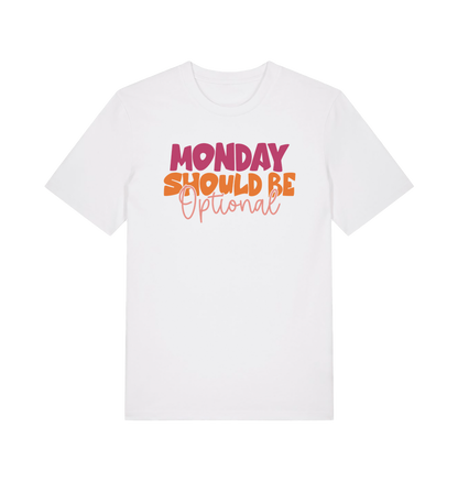 White Printed T-shirt Front