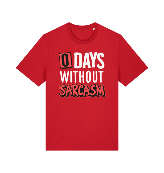 Red Printed T-shirt Front
