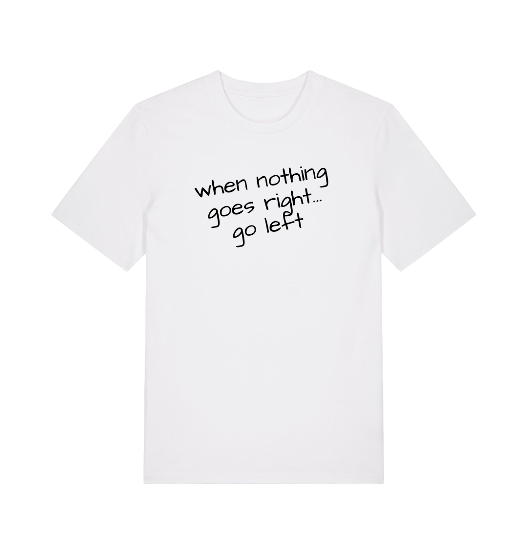 White Printed T-shirt Front