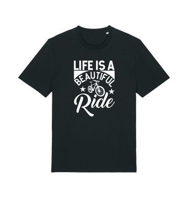Black Printed T-shirt Front