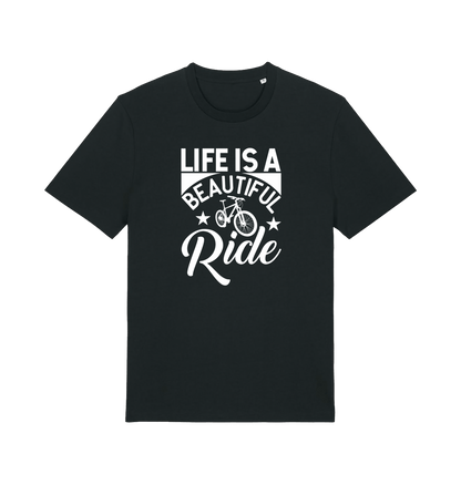 Black Printed T-shirt Front