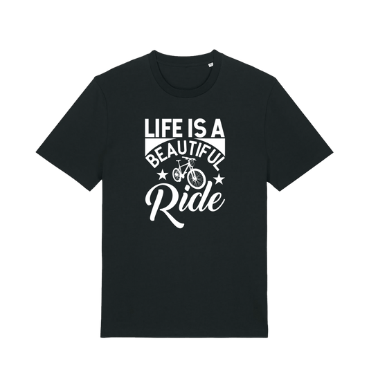 Black Printed T-shirt Front