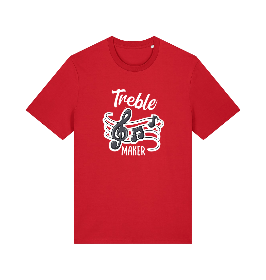 Red Printed T-shirt Front