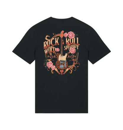Black Printed T-shirt Back