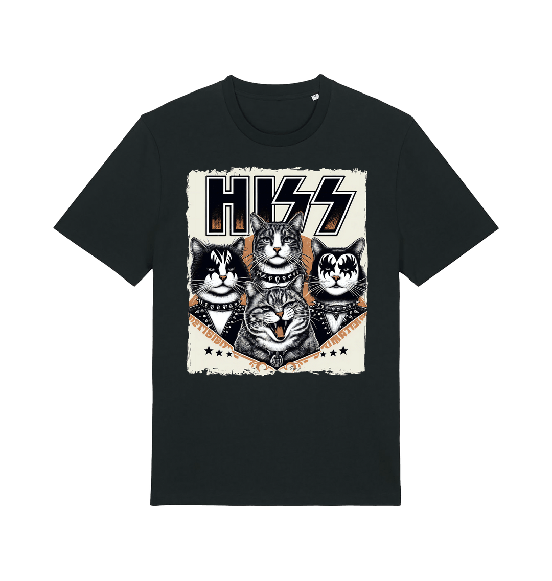 Black Printed T-shirt Front