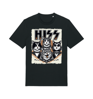 Black Printed T-shirt Front