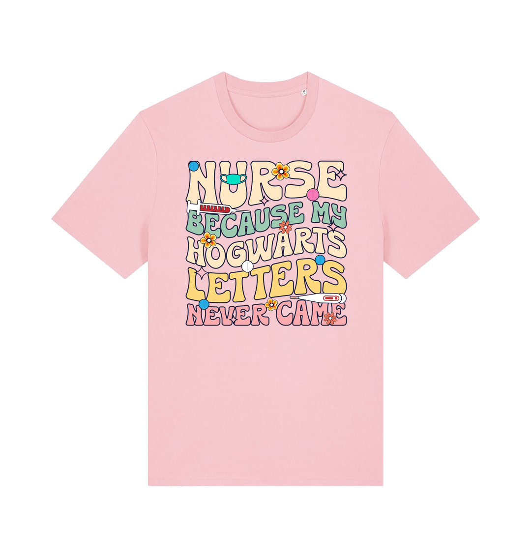 Cotton Pink Printed T-shirt Front