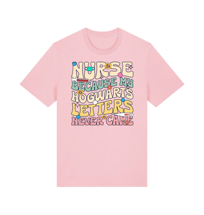 Cotton Pink Printed T-shirt Front