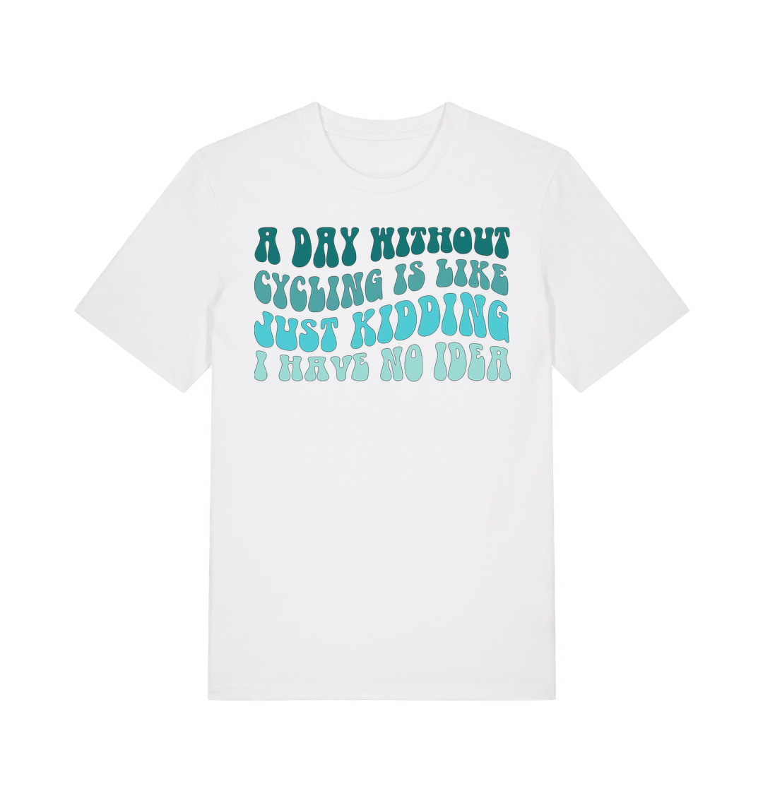 White Printed T-shirt Front