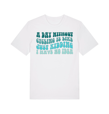 White Printed T-shirt Front