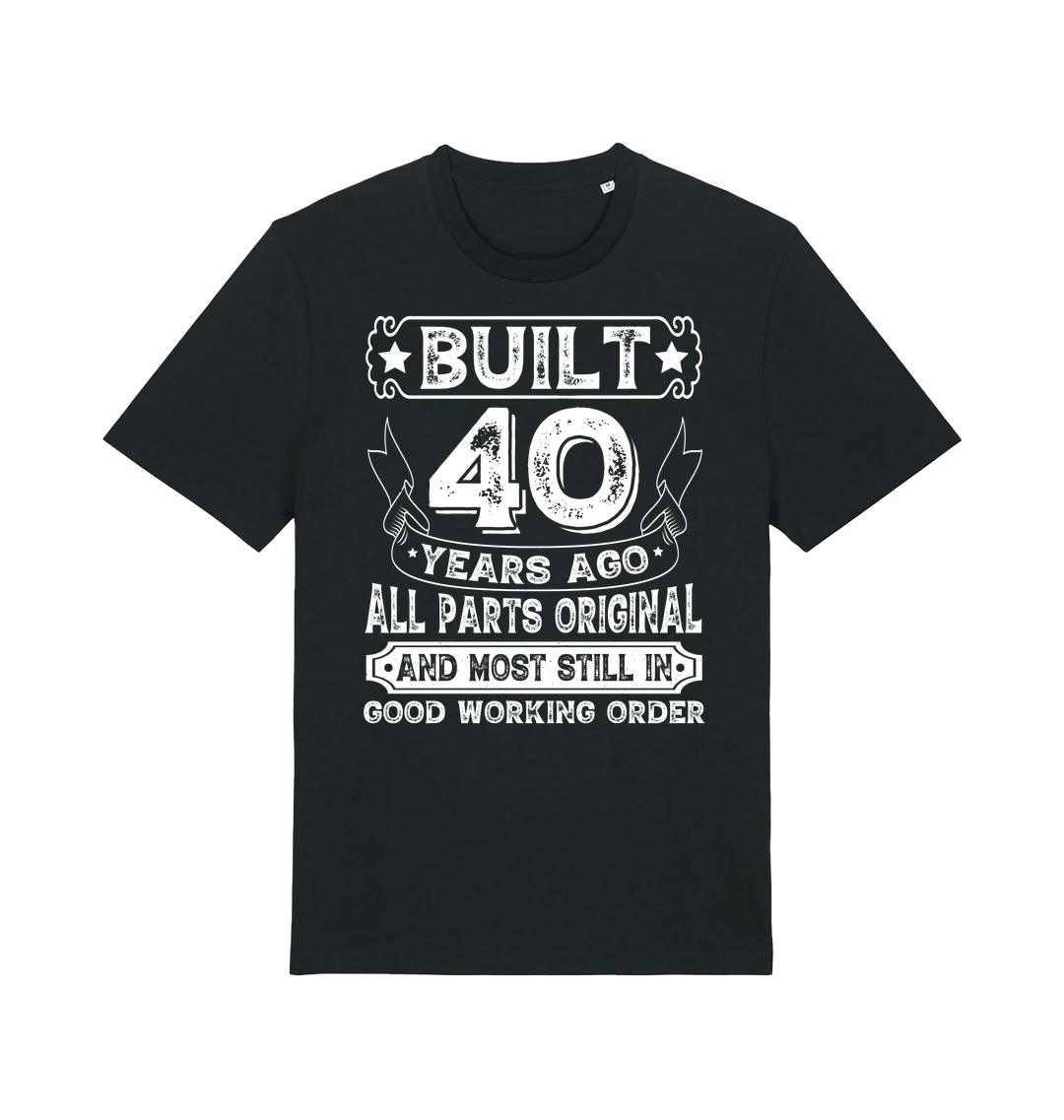Black Printed T-shirt Front