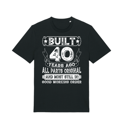 Black Printed T-shirt Front