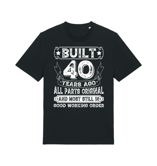 Black Printed T-shirt Front