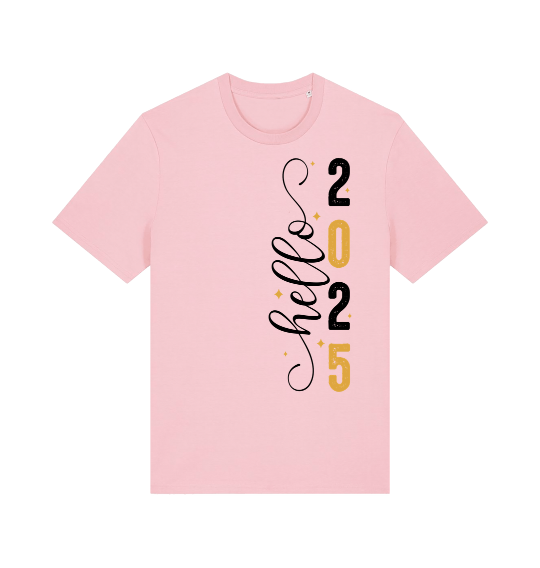 Cotton Pink Printed T-shirt Front