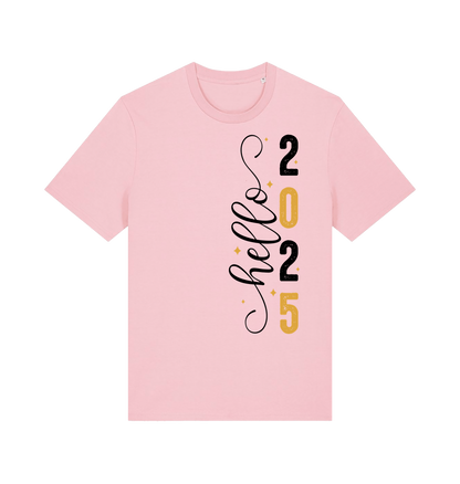 Cotton Pink Printed T-shirt Front
