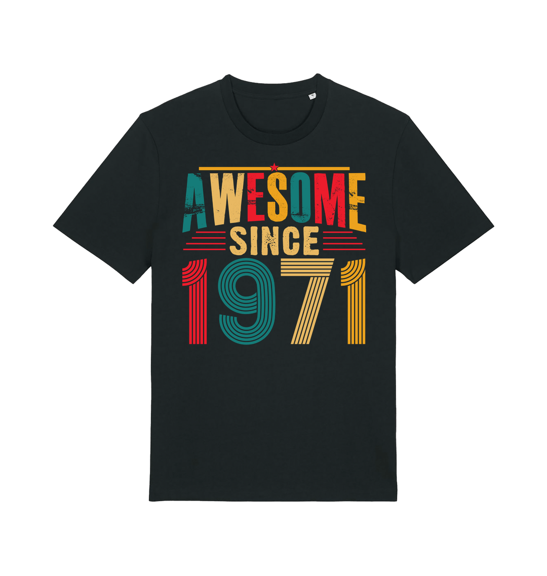 Black Printed T-shirt Front