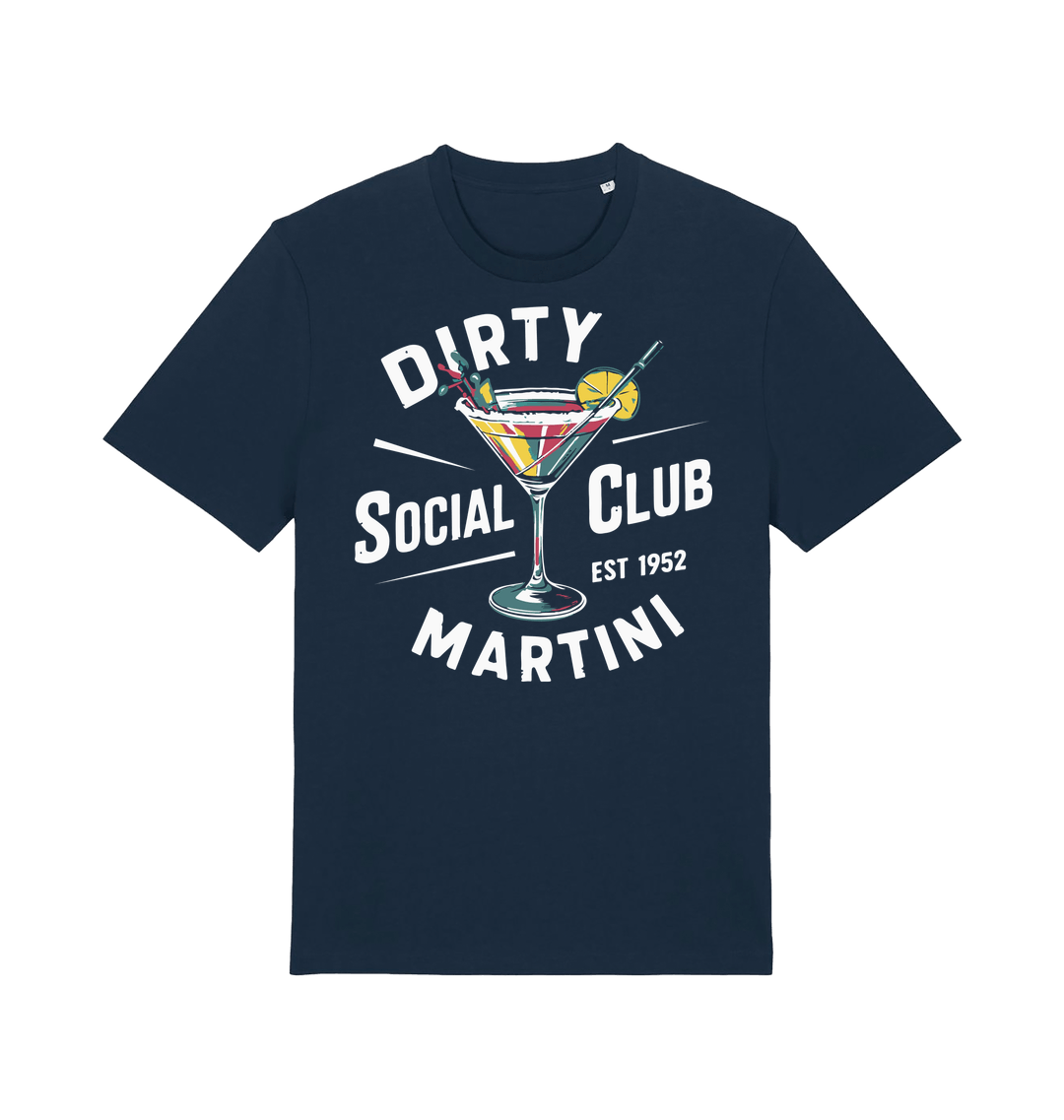 French Navy Printed T-shirt Front