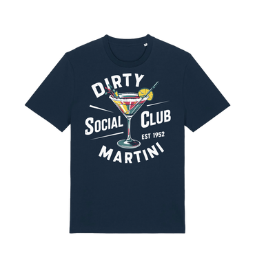 French Navy Printed T-shirt Front