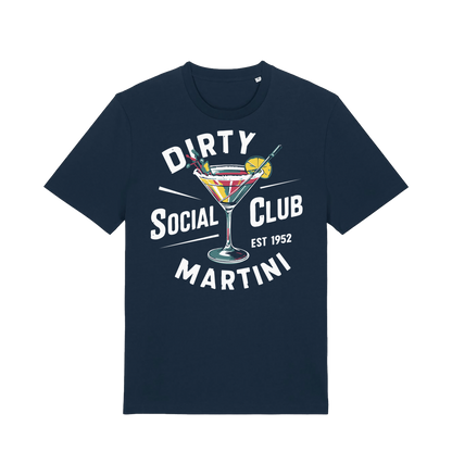 French Navy Printed T-shirt Front