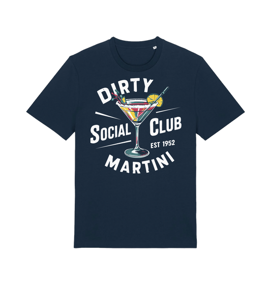 French Navy Printed T-shirt Front