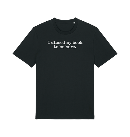 Black Printed T-shirt Front