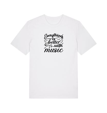 White Printed T-shirt Front