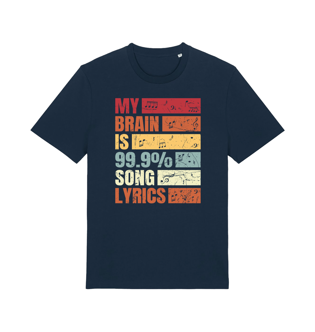 French Navy Printed T-shirt Front