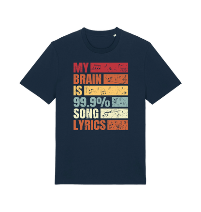 French Navy Printed T-shirt Front