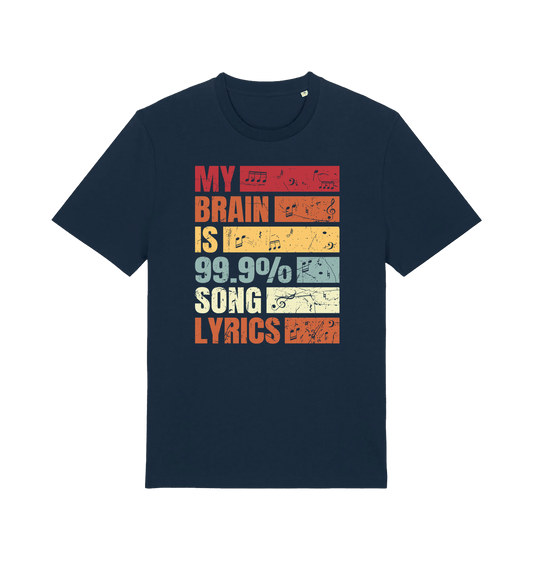 French Navy Printed T-shirt Front