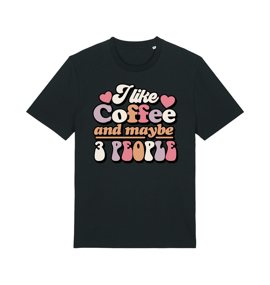 Black Printed T-shirt Front