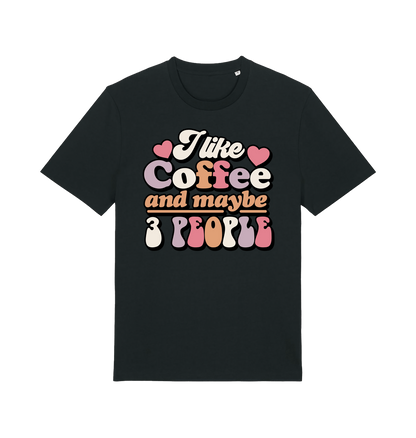 Black Printed T-shirt Front