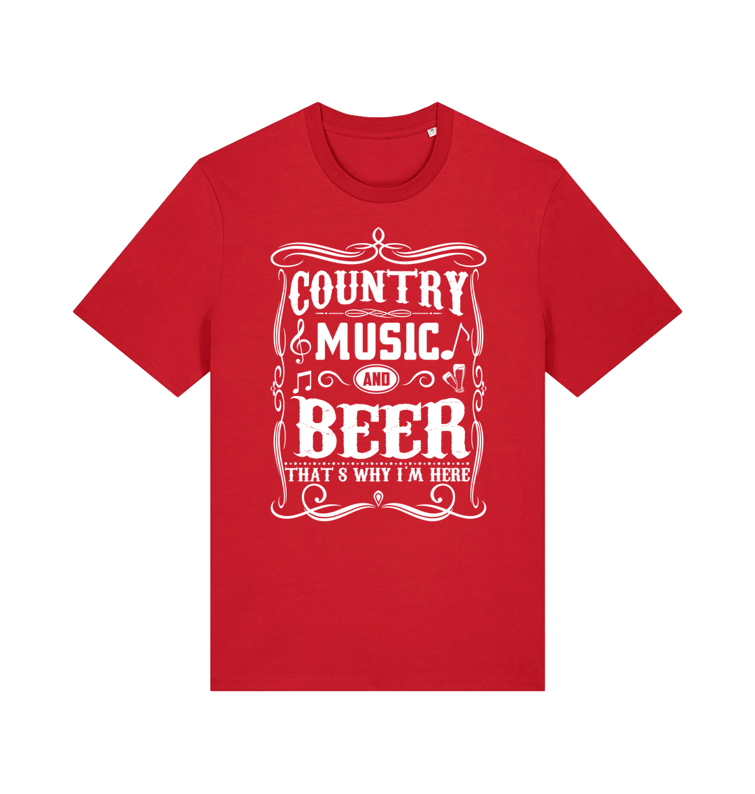 Red Printed T-shirt Front