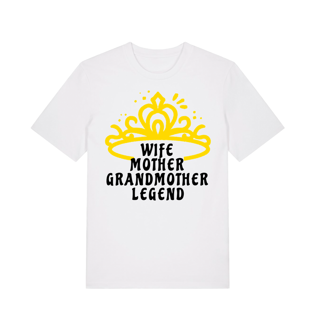 White Printed T-shirt Front