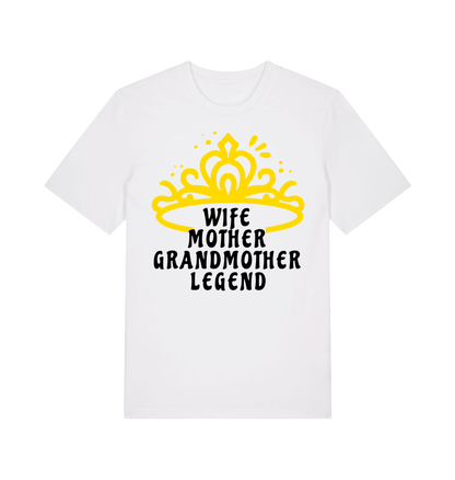 White Printed T-shirt Front