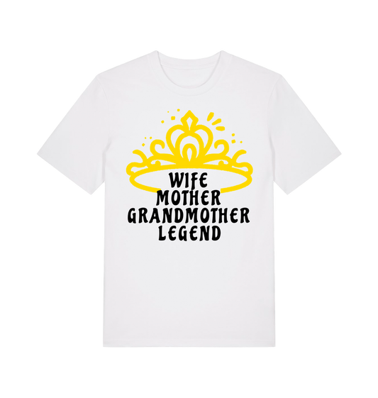 White Printed T-shirt Front