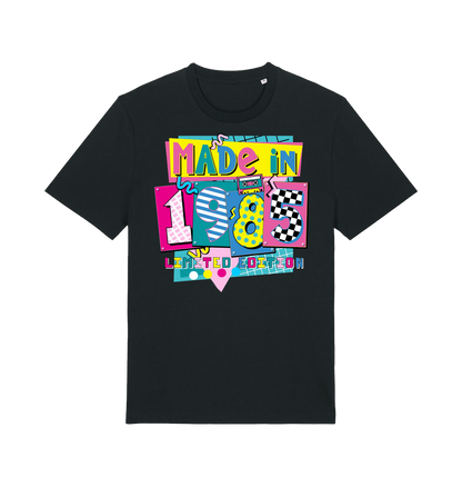 Black Printed T-shirt Front