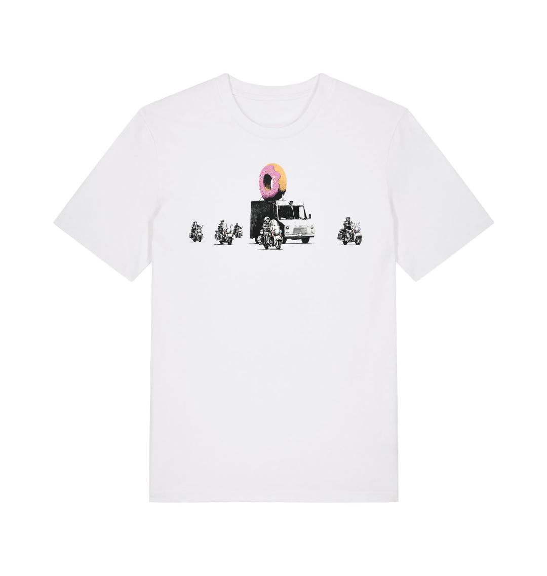 White Printed T-shirt Front