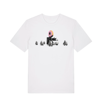White Printed T-shirt Front