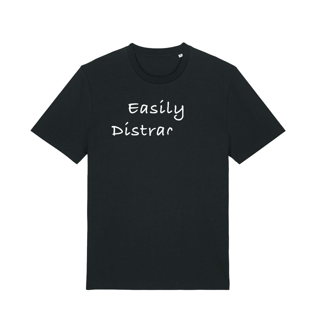 Black Printed T-shirt Front