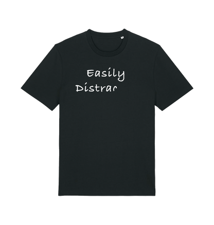 Black Printed T-shirt Front